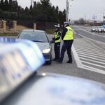 29.12.2019. Górno. Akcja „Bezpieczny weekend - Boże Narodzenie” / Jarosław Kubalski / Radio Kielce