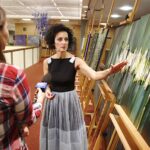 06.12.2019 Kielce. Wystawa prac Lucyny Gozdek pt. „W przestrzeni”. Na zdjęciu: Lucyna Gozdek / Jarosław Kubalski / Radio Kielce