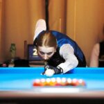 03.12.2019 Kielce. Mistrzostwa Polski w bilard. Na zdjęciu: Oliwia Zalewska / Jarosław Kubalski / Radio Kielce