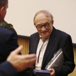 10.12.2019. Kielce. Sesja sejmiku. Na zdjęciu: Stanisław Nyczaj - prezes kieleckiego oddziału Związku Literatów Polskich / Jarosław Kubalski / Radio Kielce