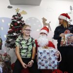 06.12.2019. Kielce. Święty Mikołaj w Wojewódzkim Szpitalu Zespolonym / Jarosław Kubalski / Radio Kielce