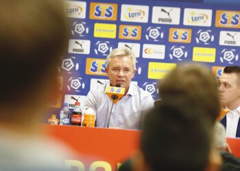 16.09.2019. Kielce. Nowy trener Korony Mirosław Smyła / Jarosław Kubalski / Radio Kielce