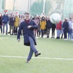 06.12.2019. Chęciny. Otwarcie obiektów sportowych w szkole podstawowej im. Jana Kochanowskiego. Na zdjęciu Anna Krupka - wiceminister sportu i Krzysztof Słoń - senator PiS / Jarosław Kubalski / Radio Kielce