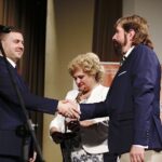 05.12.2019. Kielce. Gala Laur Wolontariatu. Na zdjęciu: laureaci Grażyna Tkacz i Marian Wroński / Jarosław Kubalski / Radio Kielce