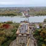 05.11.2019. Nowy Korczyn. Budowa mostu na Wiśle / Jarosław Kubalski / Radio Kielce