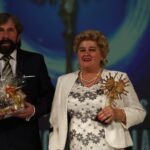 05.12.2019. Kielce. Gala Laur Wolontariatu. Na zdjęciu: laureaci Grażyna Tkacz i Marian Wroński / Jarosław Kubalski / Radio Kielce