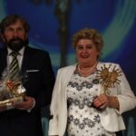 05.12.2019. Kielce. Gala Laur Wolontariatu. Na zdjęciu: laureaci Grażyna Tkacz i Marian Wroński / Jarosław Kubalski / Radio Kielce