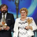 05.12.2019. Kielce. Gala Laur Wolontariatu. Na zdjęciu: laureaci Grażyna Tkacz i Marian Wroński / Jarosław Kubalski / Radio Kielce