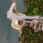 05.11.2019. Nowy Korczyn. Budowa mostu na Wiśle / Jarosław Kubalski / Radio Kielce