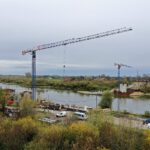 05.11.2019. Nowy Korczyn. Budowa mostu na Wiśle / Jarosław Kubalski / Radio Kielce