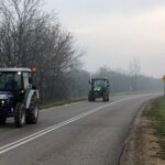 28.11.2019. Sielec Biskupi. Protest przeciwko budowie biogazowni / Marta Gajda / Radio Kielce