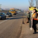 12.12.2019. Sielec Biskupi. Protest mieszkańców przeciw budowie biogazowni / Marta Gajda / Radio Kielce