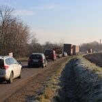 12.12.2019. Sielec Biskupi. Protest mieszkańców przeciw budowie biogazowni / Marta Gajda / Radio Kielce