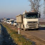 12.12.2019. Sielec Biskupi. Protest mieszkańców przeciw budowie biogazowni / Marta Gajda / Radio Kielce