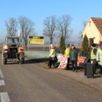 12.12.2019. Sielec Biskupi. Protest mieszkańców przeciw budowie biogazowni / Marta Gajda / Radio Kielce