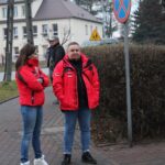 17.12.2019 Kazimierza Wielka. Choinki dla słuchaczy Radia Kielce. Ewa Kiślak i Jakub Rożek - Radio Kielce / Marta Gajda / Radio Kielce