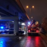 27.12.2019 Kielce. Wypadek na ul. Mielczarskiego / Piotr Kwaśniewski / Radio Kielce