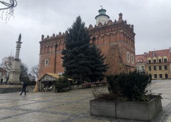 Przygotowania do Sylwestra pod Gwiazdami w Sandomierzu / Grażyna Szlęzak - Wójcik / Radio Kielce