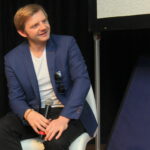 Rafał Zawierucha – aktor, dziennikarz gościł w Pińczowskim Samorządowym Centrum Kultury / Marta Gajda / Radio Kielce