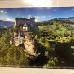 08.12.2019 Sandomierz. Wystawa w Muzeum Okręgowym w Sandomierzu prezentująca zdjęcia Zamku Orawskiego i Orawskiej Kolei Leśnej / Grażyna Szlęzak-Wójcik / Radio Kielce