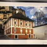 08.12.2019 Sandomierz. Wystawa w Muzeum Okręgowym w Sandomierzu prezentująca zdjęcia Zamku Orawskiego i Orawskiej Kolei Leśnej / Grażyna Szlęzak-Wójcik / Radio Kielce