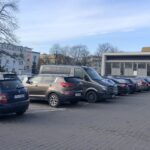 10.12.2019. Sandomierz. Parking przy starostwie powiatowym / Grażyna-Szlęzak-Wójcik / Radio Kielce