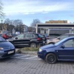 10.12.2019. Sandomierz. Parking przy starostwie powiatowym / Grażyna-Szlęzak-Wójcik / Radio Kielce