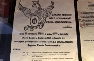 13.12.2019 Sandomierz. Wystawa o stanie wojennym / Grażyna Szlęzak-Wójcik / Radio Kielce