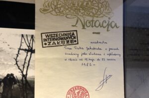 13.12.2019 Sandomierz. Wystawa o stanie wojennym / Grażyna Szlęzak-Wójcik / Radio Kielce