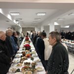 22.12.2019 Sandomierz. Spotkanie wigilijne osób bezdomnych i samotnych / Grażyna Szlęzak-Wójcik / Radio Kielce