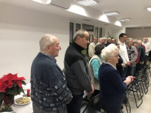 22.12.2019 Sandomierz. Spotkanie wigilijne osób bezdomnych i samotnych / Grażyna Szlęzak-Wójcik / Radio Kielce