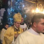 25.12.2019. Sandomierz. Pasterka w bazylice katedralnej. Biskup Krzysztof Nitkiewicz / Grażyna-Szlęzak-Wójcik / Radio Kielce