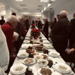 22.12.2019 Sandomierz. Spotkanie wigilijne osób bezdomnych i samotnych / Grażyna Szlęzak-Wójcik / Radio Kielce