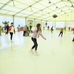 26.12.2019 Kielce. Kryte lodowisko na Stadionie. Łyżwiarze / Jarosław Kubalski / Radio Kielce