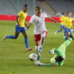 08.10.2019 Kielce. Towarzyski mecz reprezentacji kobiecych w piłce nożnej Polska - Brazylia / Jarosław Kubalski / Radio Kielce