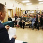 02.12.2019 Radkowice. Spotkanie dotyczące budowy obwodnicy miejscowości / Jarosław Kubalski / Radio Kielce