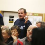 02.12.2019 Radkowice. Spotkanie dotyczące budowy obwodnicy miejscowości / Jarosław Kubalski / Radio Kielce