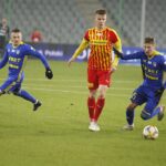 06.12.2019 Kielce. Mecz Korona Kielce - Arka Gdynia. Jakub Żubrowski / Jarosław Kubalski / Radio Kielce