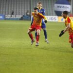 06.12.2019 Kielce. Mecz Korona Kielce - Arka Gdynia. Uros Djuranović i Michał Gardawski / Jarosław Kubalski / Radio Kielce