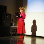 09.12.2019 Kielce. WDK. Premiera filmu o Gustawie Herlingu-Grudzińskim. Anna Zielińska-Brudek - poetka / Jarosław Kubalski / Radio Kielce