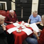 10.12.2019 Radio Kielce. Nagranie słuchowiska "W czasach bolszewickiej zarazy". Aktorzy Teresa Bielińska, Jan Nowicki, Mirosław Bieliński i Andrzej Cempura / Jarosław Kubalski / Radio Kielce