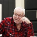 10.12.2019 Radio Kielce. Nagranie słuchowiska "W czasach bolszewickiej zarazy". Jan Nowicki / Jarosław Kubalski / Radio Kielce