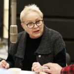 10.12.2019 Radio Kielce. Nagranie słuchowiska "W czasach bolszewickiej zarazy". Teresa Bielińska / Jarosław Kubalski / Radio Kielce