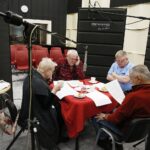 10.12.2019 Radio Kielce. Nagranie słuchowiska "W czasach bolszewickiej zarazy". Aktorzy Teresa Bielińska, Jan Nowicki, Mirosław Bieliński i Andrzej Cempura / Jarosław Kubalski / Radio Kielce