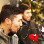 11.12.2019 Radio Kielce. Akcja "Choinka pod choinkę". Alex i Daniel Dujszebajewowie / Jarosław Kubalski / Radio Kielce