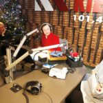 11.12.2019 Radio Kielce. Akcja "Choinka pod choinkę". Talant Dujszebajew, Paweł Solarz - Radio Kielce i Olga Dujszebajew / Jarosław Kubalski / Radio Kielce