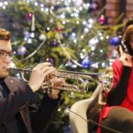 12.12.2019 Radio Kielce. Choinka pod choinkę. Finał dnia czwartego. Kuba Kowalski - muzyk i Beata Pszeniczna - aktorka / Jarosław Kubalski / Radio Kielce