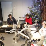 12.12.2019 Radio Kielce. Choinka pod choinkę. Finał dnia czwartego. Bogna Pszeniczna, Kuba Kowalski, Beata Pszeniczna i Paweł Solarz / Jarosław Kubalski / Radio Kielce
