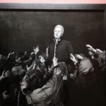 14.12.2019 Kielce. Wyższe Seminarium Duchowne. Wystawa poświęcona aktorowi Edwardowi Kusztalowi i premiera spektaklu "Rewizor" w wykonaniu aktorów WSD / Jarosław Kubalski / Radio Kielce