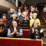 14.12.2019 Kielce. Wyższe Seminarium Duchowne. Wystawa poświęcona aktorowi Edwardowi Kusztalowi i premiera spektaklu "Rewizor" w wykonaniu aktorów WSD / Jarosław Kubalski / Radio Kielce